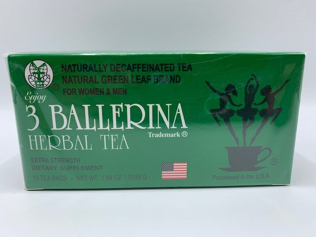 3 Ballerina Herbal Tea Supplement 18TB/Box