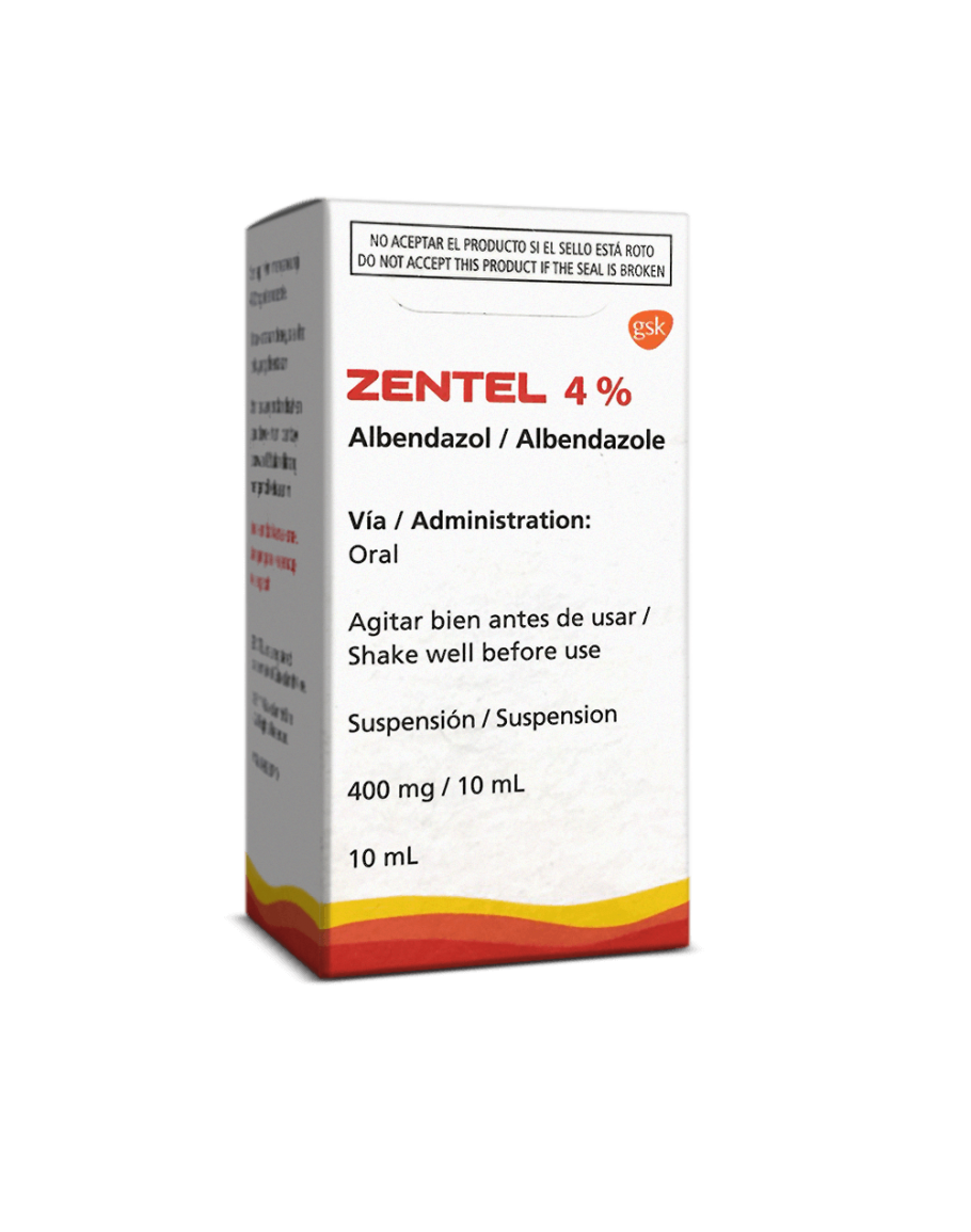 ZENTEL 4% ALBENAZOL (10 ml)