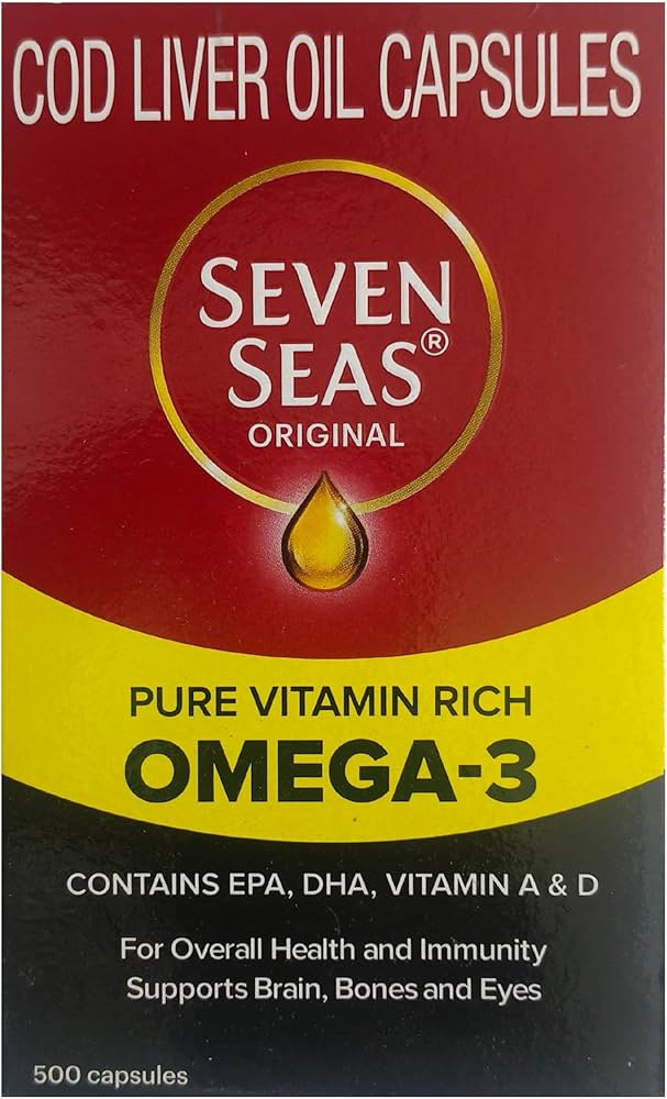 Seven Seas Cod Liver Fish Oil 500 Capsules