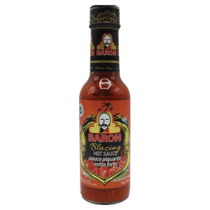 BARON’S BLAZING HOT PEPPER SAUCE 5OZ