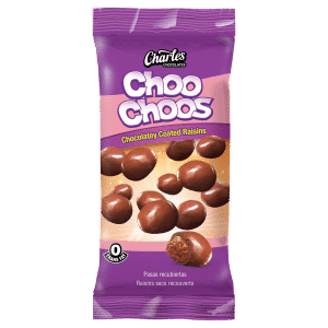 CHARLES CHOCOLATES – CHOO CHOOS RAISINS 15g