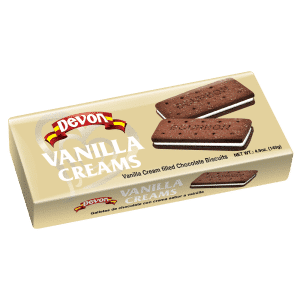 Devon  Biscuits-                Vanilla    Creams