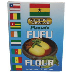 PLANTAIN FUFU FLOUR GOLDEN TROPICS (SML) 24OZ