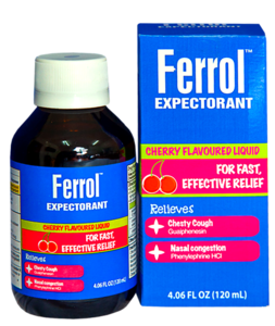 Ferrol Expectorant (120ML) Cherry Flavored