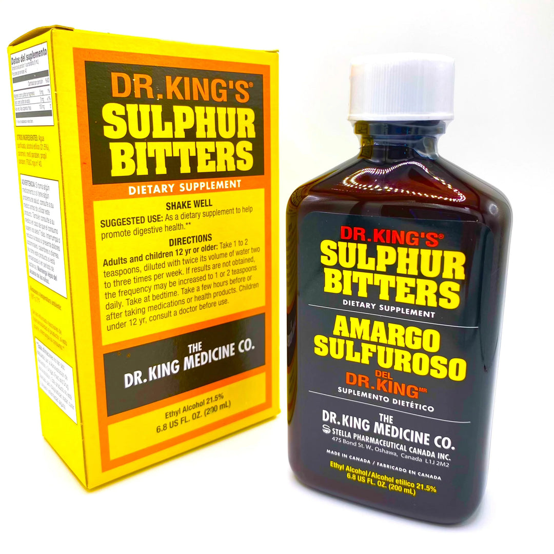 Dr. King's Sulphur Bitters 6.8oz - For Detox & Digestion Aid