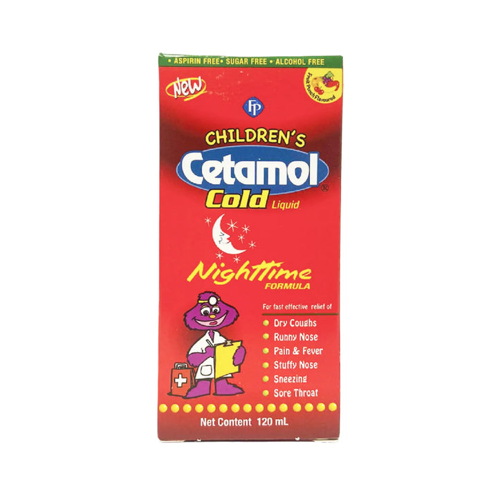 Children's Cetamol Cold Night (120ml)