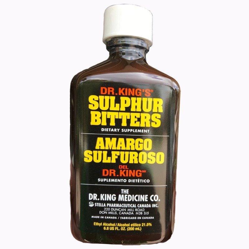 Dr. King's Sulphur Bitters 6.8oz - For Detox & Digestion Aid