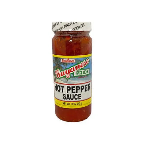 Guyanese Pride Hot Salsa Picante Pepper Sauce (12oz)