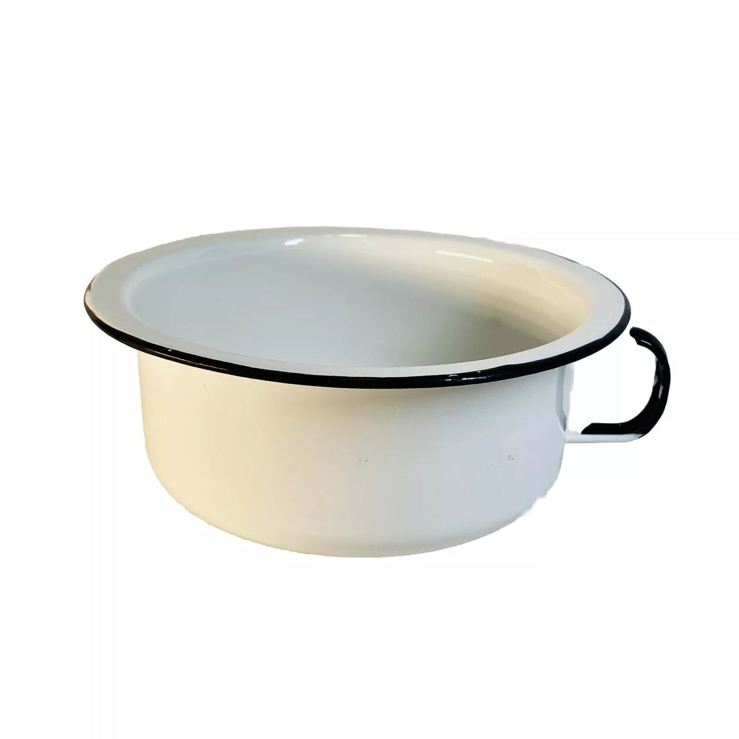 Enamel Chamber Pot Bedpan (12in)