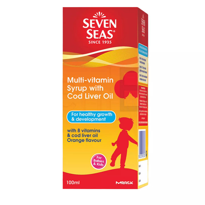 Seven Seas Multivitamin Syrup Orange Flavor For Kids 100ml