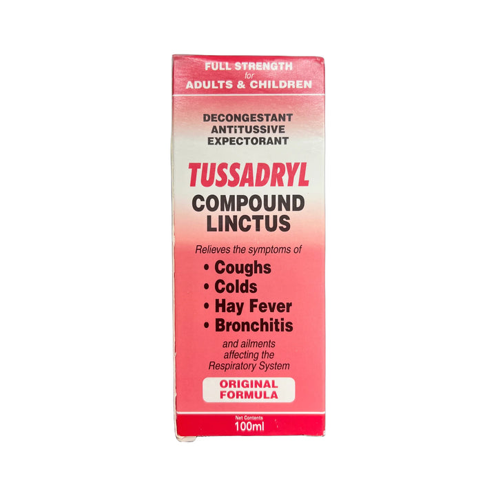 Tussadryl Compound Linctus (100ml)