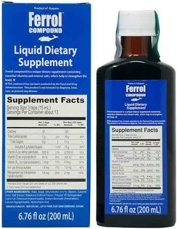 Ferrol Compound Liquid Dietary Supplements (200)ml